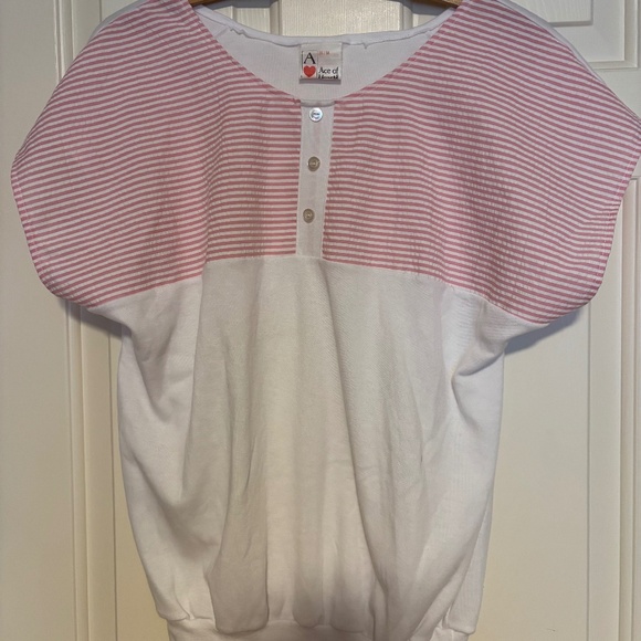 Vintage Ace of Hearts Women's Top - Picture 1 of 3